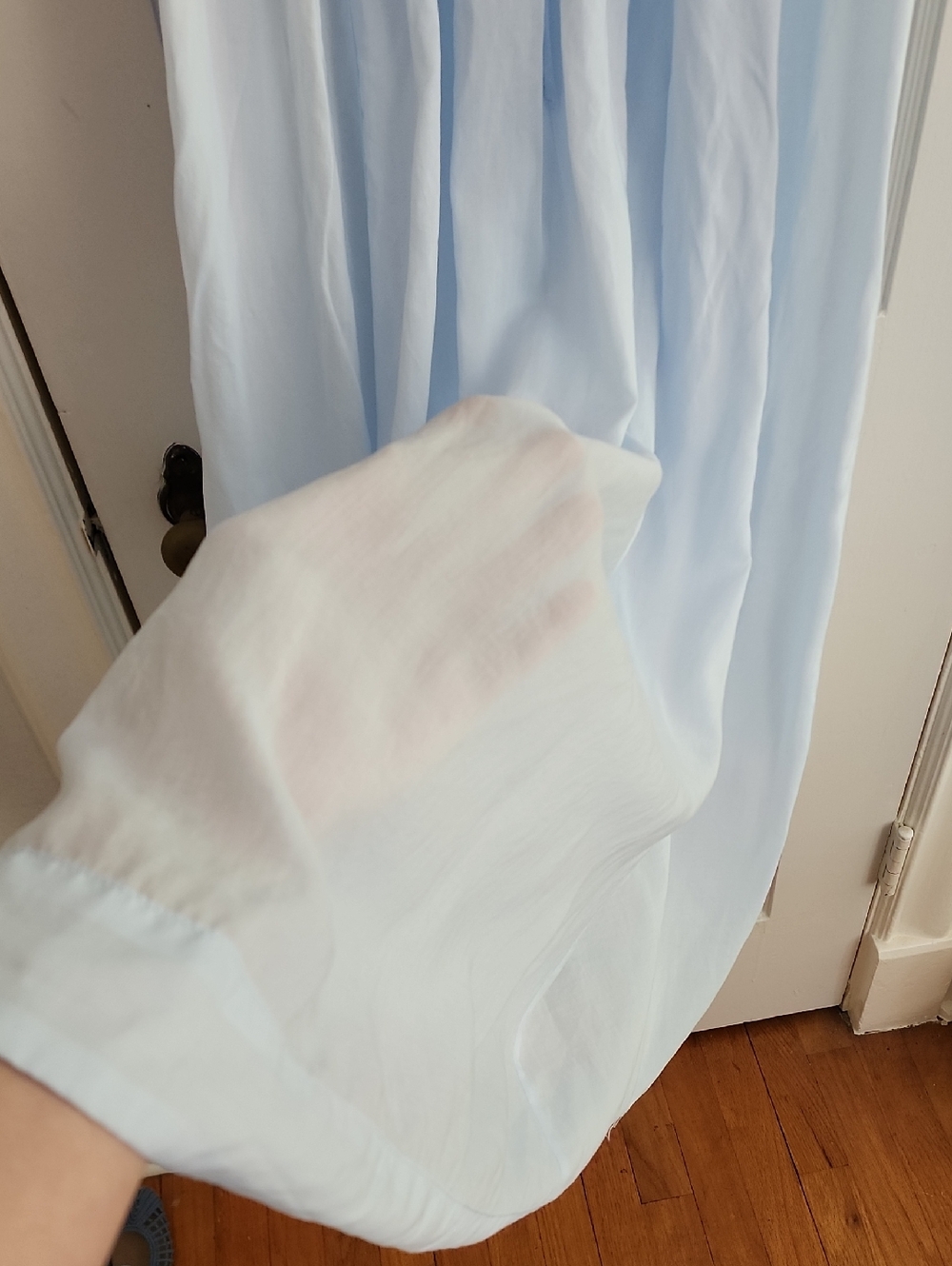 Light Blue Boho Maxi Dress - Picture 4 of 6